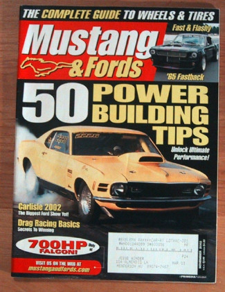 MUSTANG & FORDS 2002 NOV - ALL-FORD NATIONALS